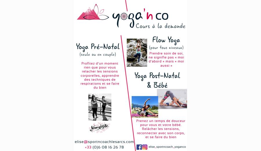 Yoga pré/post Natal Sport'n Coach / Yoga'n Co