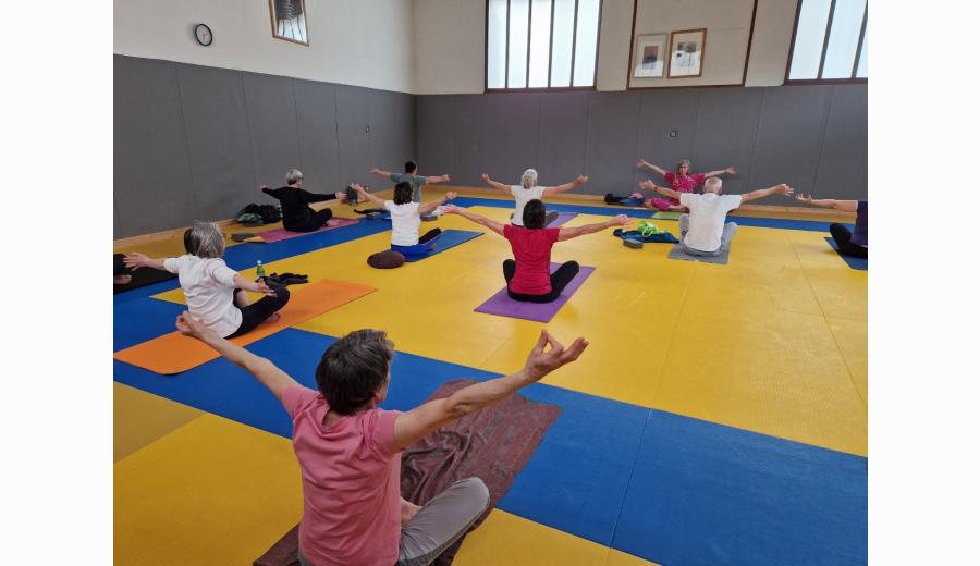 cours de yoga collectifs Marie Paule en Montagne