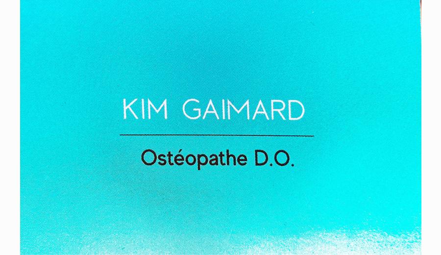 Carte 2 Cabinet D'ostéopathie Kim Gaimard