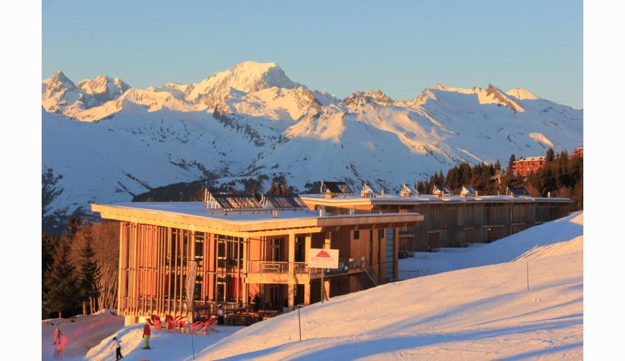 Vue Mont Blanc L'Aiguille Grive Chalets Hôtel****