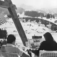 Terrasse année 70 Les Arcs