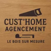 Logo Cust'Home Agencement, le bois sur mesure