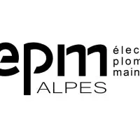 Logo EPM Alpes, électricité, plomberie et maintenance
