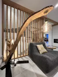 La Grange des Eulets int lampe rde