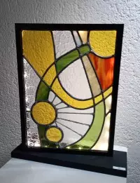les planètes 1 Atelier Vitrail Lapatoun