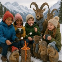 Chamallows grillés & chocolat chaud_Bourg-Saint-Maurice