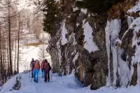 raquettes dans les coins secrets de Tarentaise