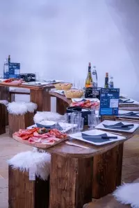 Fondue sous igloo
