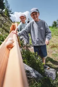 Roule ma boule - Parcours en bois géant_Les Arcs