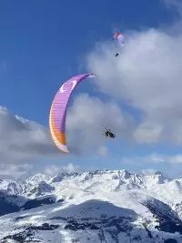 Vol à ski Les Arcs