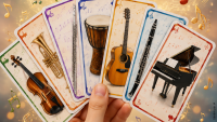 Fabrication de jeu : Jeu de 7 familles des instruments_Bourg-Saint-Maurice