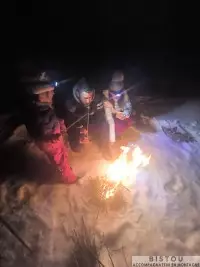 La famille pierrafeu et ses chamallows.