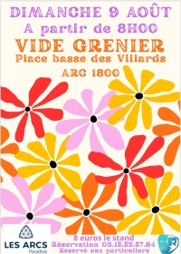 Vide Grenier "Mieux vivre aux Arcs"_Les Arcs