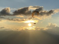 Vol  coucher du soleil_Bourg-Saint-Maurice