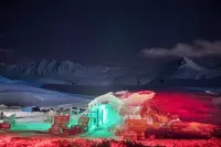 Village Igloo de nuit