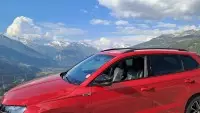 Vue sur mont blanc
