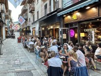 Terrasse du Jardin en été