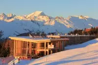 Vue Mont Blanc L'Aiguille Grive Chalets Hôtel