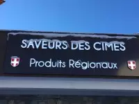 Enseigne Saveurs des Cimes