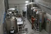 La salle de brassage les névés Microbrasserie