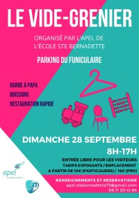 Vide grenier APEL_Bourg-Saint-Maurice