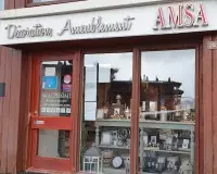 Facade de notre boutique des villards et accueil Alpissime