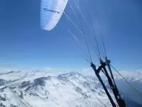 Vol massif Les Arcs Peisey-Vallandry Vallandry