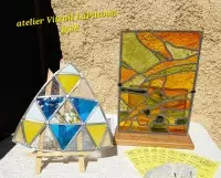 tout en couleurs Atelier Vitrail Lapatoun