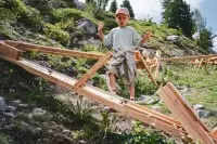 Roule ma boule - Parcours en bois géant_Les Arcs