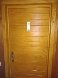 Porte intérieure en bois réalisée sur mesure