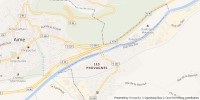 Carte de localisation de Voie verte et voie partagée Aime - Villaroger