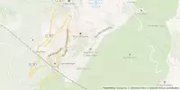 Carte de localisation de Trail -  Arc 1800 vers Tour du golf