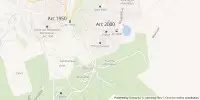 Carte de localisation de Trail - Arc 1950/2000 vers Col de la Chal