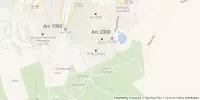 Carte de localisation de Intersport Arc 2000 Front de neige