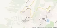 Carte de localisation de Défi biathlon laser Arc 1950