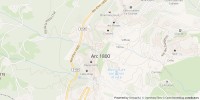 Carte de localisation de Ski hors piste "Grand Ski" ESF Arc1800