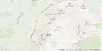 Carte de localisation de Arc 1800 vers Le Col des Frettes