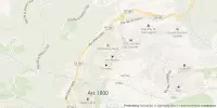 Carte de localisation de Arc 1800 vers Col du Grand Renard