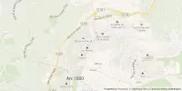Carte de localisation de Chemin des Espagnols depuis Arc 1800 vers Arc 1600