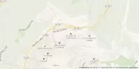 Carte de localisation de Chemin de Bellecote depuis Arc 1800 vers Arc 1600