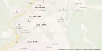 Carte de localisation de Snakegliss aux Arcs 2000