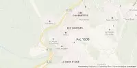 Carte de localisation de Trail - Arc 1600 vers le Col des Frettes