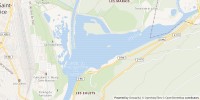 Carte de localisation de La retenue de Montrigon