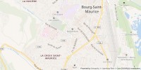 Carte de localisation de Eglise de Bourg Saint Maurice