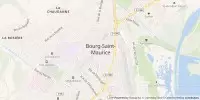 Carte de localisation de Les Jeudis de Bourg Saint Maurice