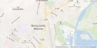 Carte de localisation de Route des Grandes Alpes à Vélo - Bourg-Saint-Maurice / Val d'Isère