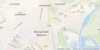 Carte de localisation de Taxi Bourg Saint Maurice