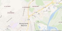 Carte de localisation de Black and White
