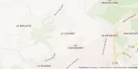 Carte de localisation de Chalet Sportif - le Cotaret 14 Pers n°183