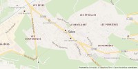 Carte de localisation de Circuit voiture - De Bourg Saint Maurice au Col du Petit St Bernard